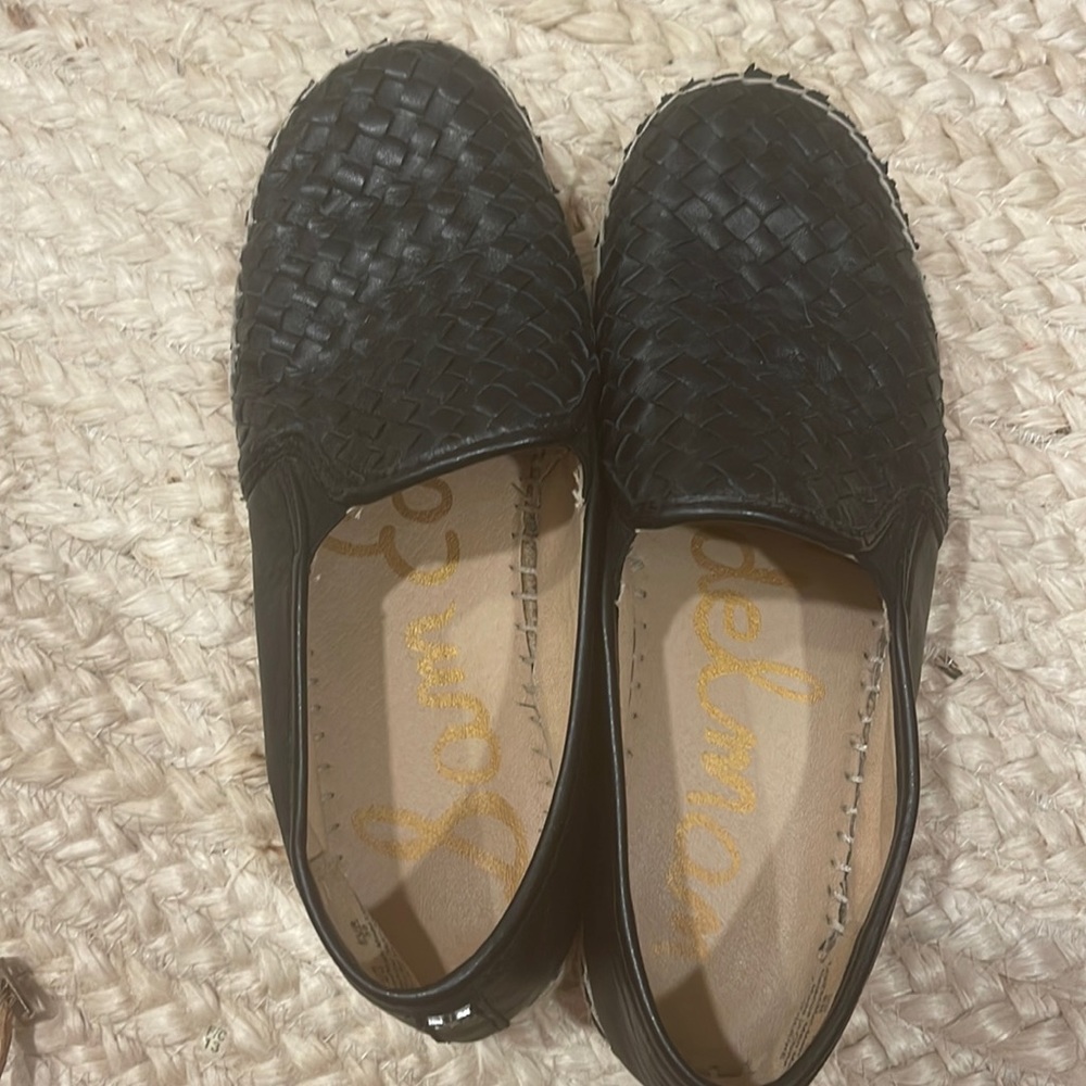 Sam Edelman Catherine Platform Leather Espadrille Size 9 Women